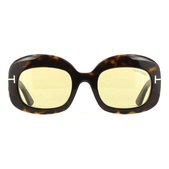 New TOM FORD Carmen-02 Havana Cat Eye FT1219/S 52E Sunglasses Women - Picture 2 of 4